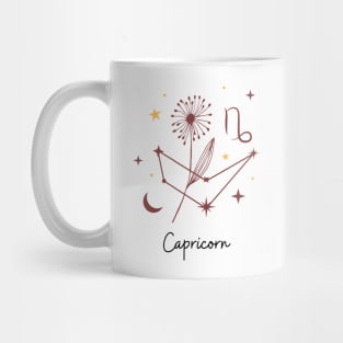 Horoscope zodiac birthday sign Capricorn Mug